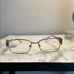 Elizabeth Arden Bronze Stainless Steel Glasses